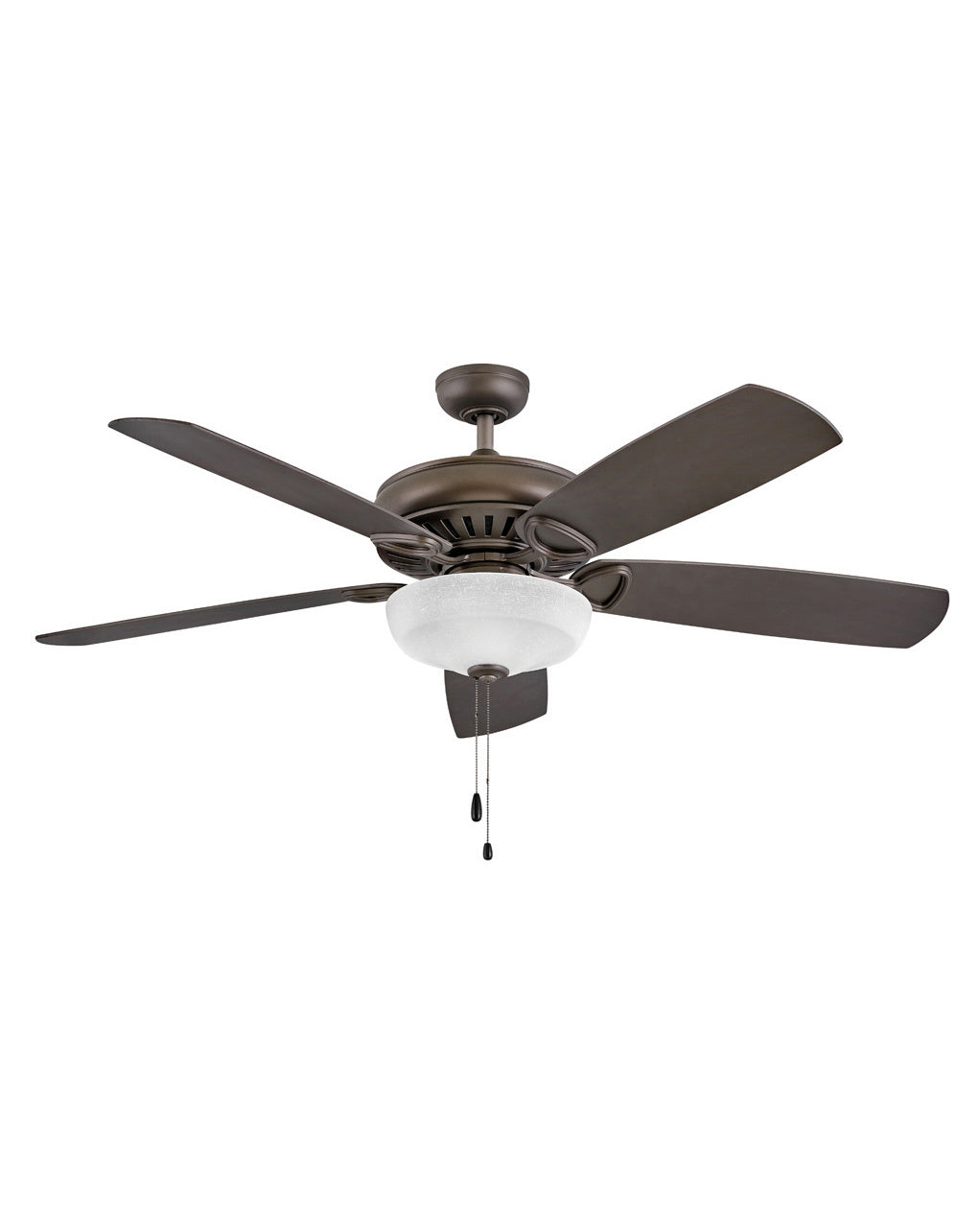 Hinkley Gladiator Illuminated 900460FMM-LID Ceiling Fan 60 - Metallic Matte Bronze, Walnut, Metallic Matte Bronze/