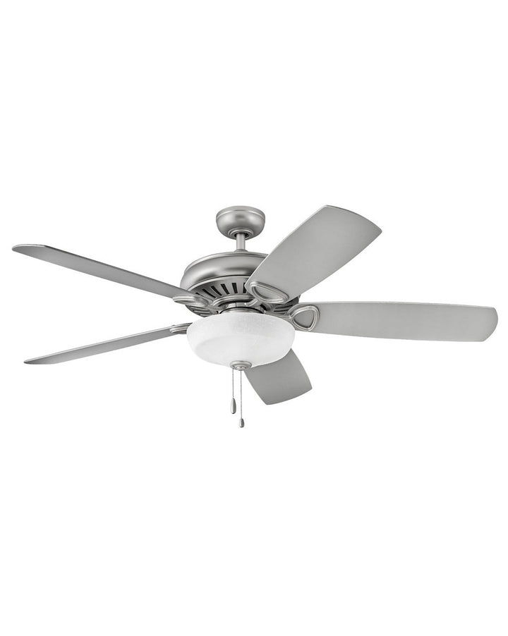 Hinkley Gladiator Illuminated 900460FSS-LID Ceiling Fan 60 - Satin Steel, Driftwood, Silver/