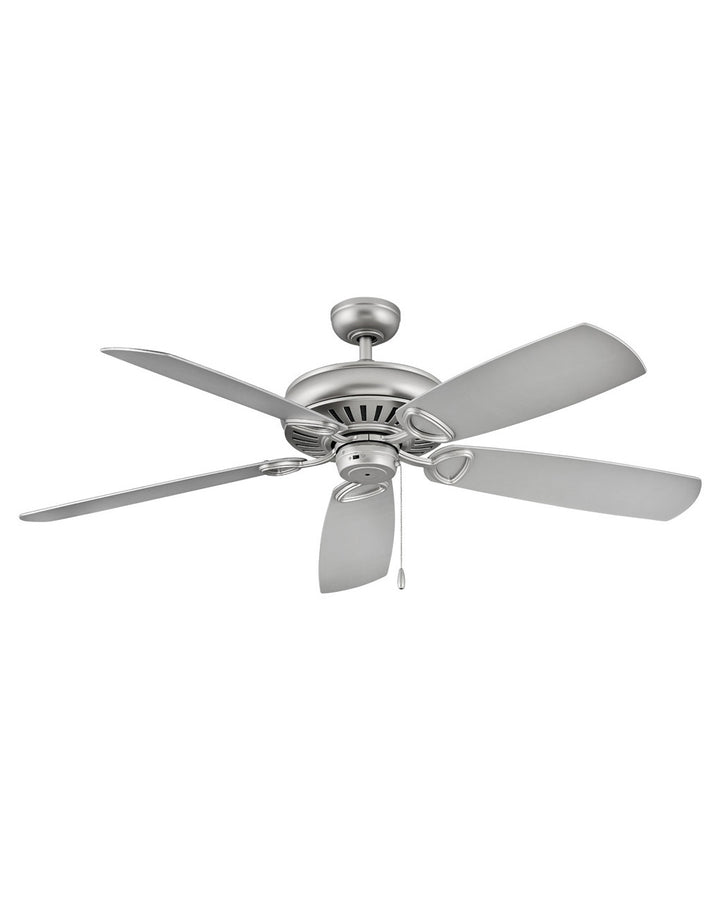 Hinkley Gladiator 900460FSS-NID Ceiling Fan 60 - Satin Steel, Driftwood, Silver/