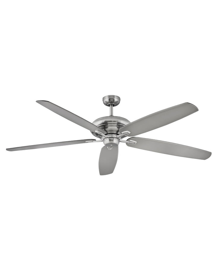 Hinkley Grander 900672FBN-NID Ceiling Fan 72 - Brushed Nickel, Silver, Walnut/