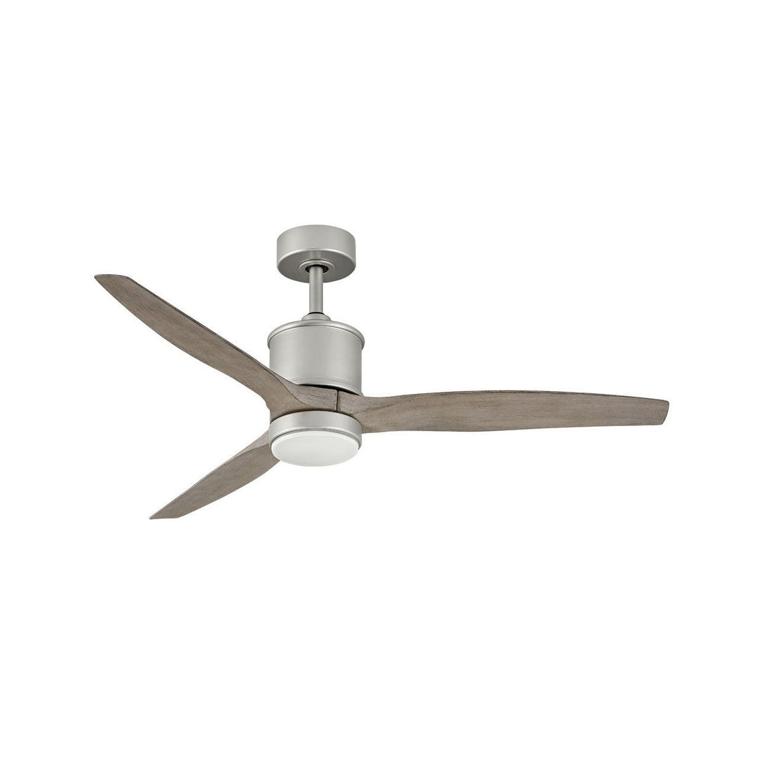 Hinkley Hover 900752FBN-LWD Ceiling Fan 52 - Brushed Nickel, Weathered Wood/