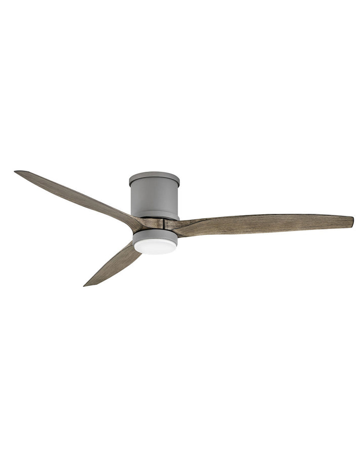 Hinkley Hover Flush 900860FGT-LWD Ceiling Fan 60 - Graphite, Driftwood/