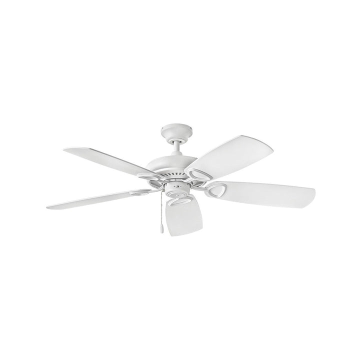 Hinkley Marquis 901352FCW-NIA Ceiling Fan 52 - Chalk White, Chalk White, Weathered Wood/