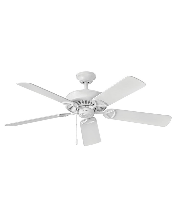 Hinkley Windward 901552FAW-NIA Ceiling Fan 52 - Appliance White, Appliance White, Weathered Wood/