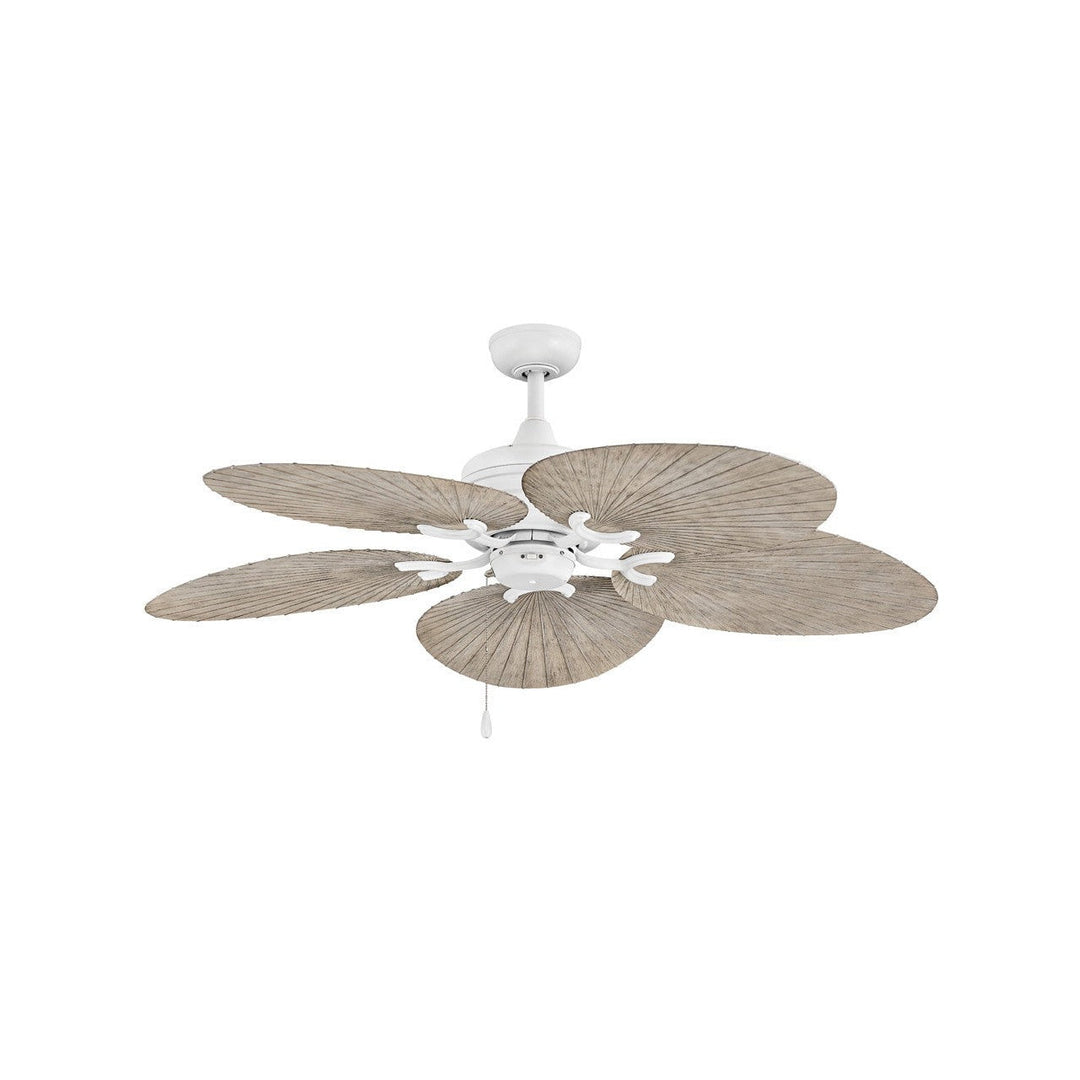 Hinkley Tropic Air 901952FMW-NWD Ceiling Fan 52 - Matte White, Weathered Wood/