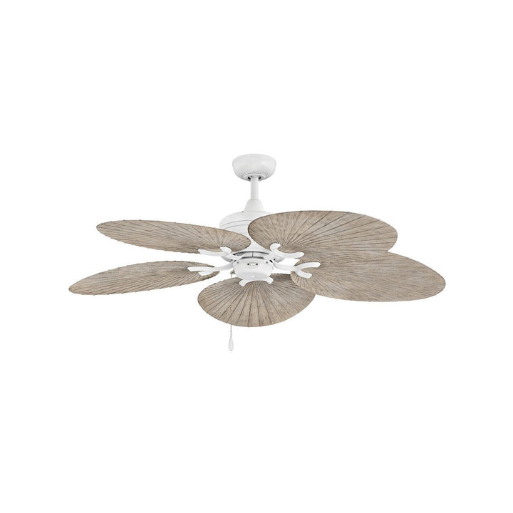 Hinkley Tropic Air 901952FMW-NWD Ceiling Fan 52 - Matte White, Weathered Wood/