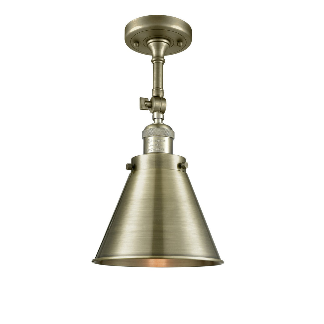 Innovations Franklin Restoration 201F-AB-M13-AB-LED Ceiling Light - Antique Brass