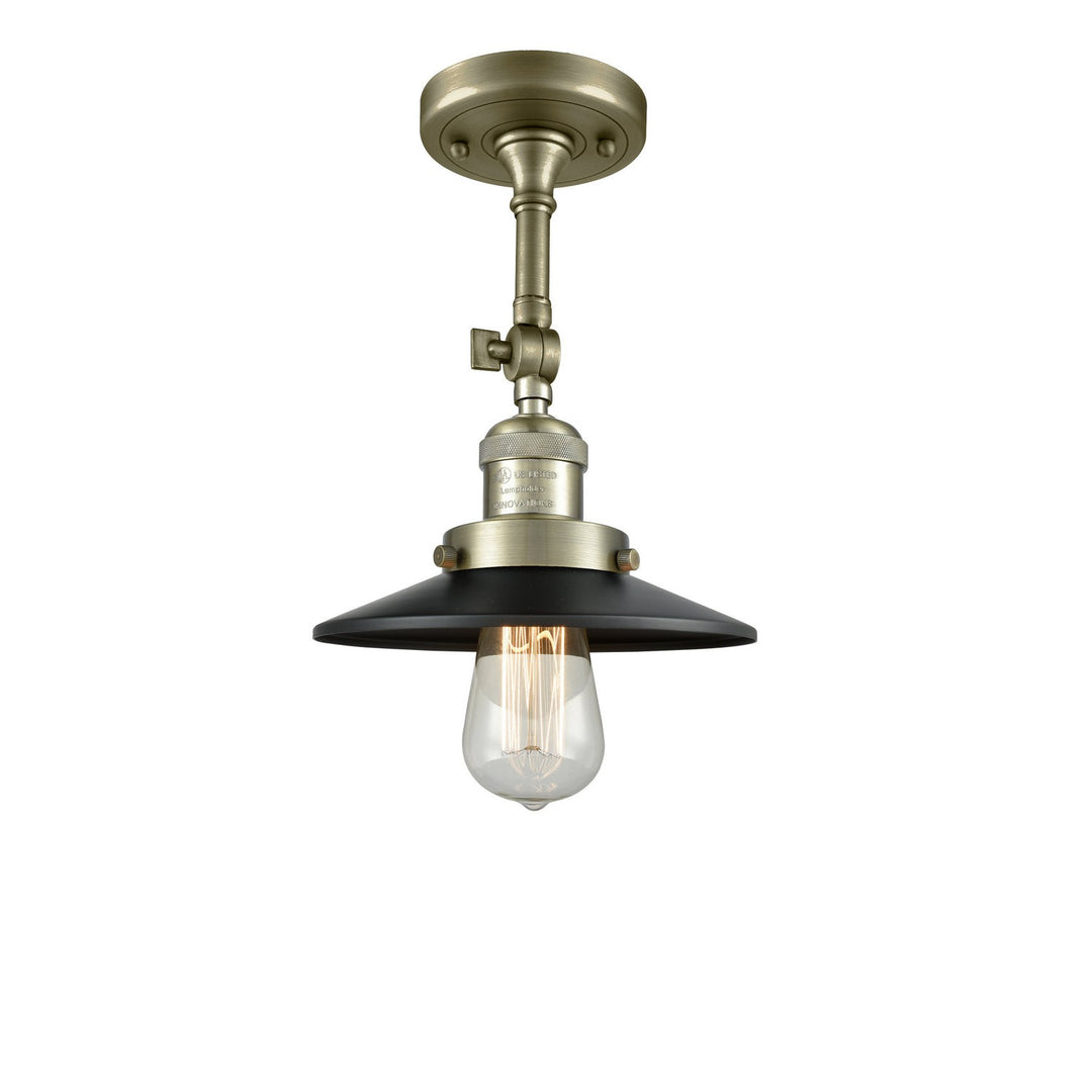Innovations Franklin Restoration 201F-AB-M6 Ceiling Light - Antique Brass