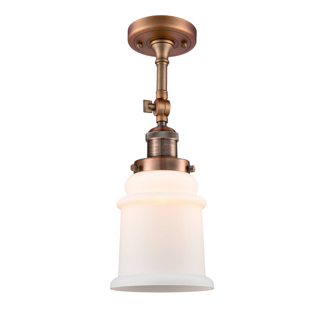 Innovations Franklin Restoration 201F-AC-G181 Ceiling Light - Antique Copper