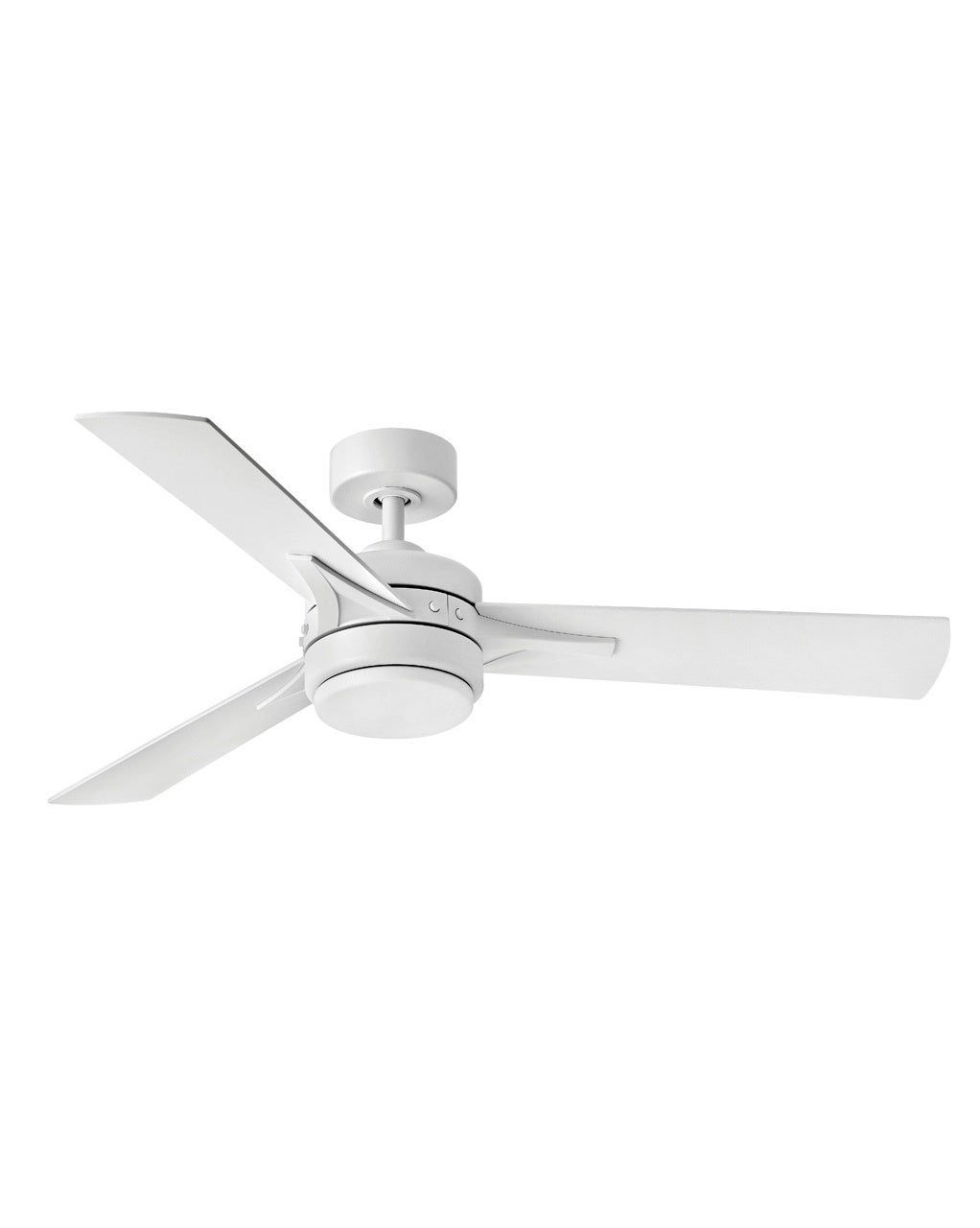 Hinkley Ventus 902852FMW-LIA Ceiling Fan 52 - Matte White, Weathered Wood, Matte White/