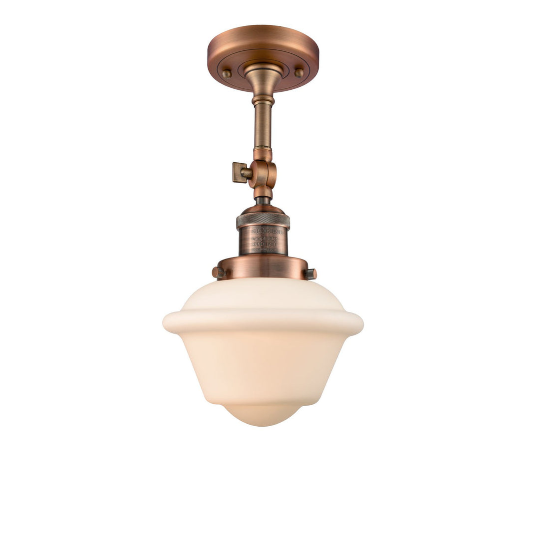 Innovations Franklin Restoration 201F-AC-G531-LED Ceiling Light - Antique Copper
