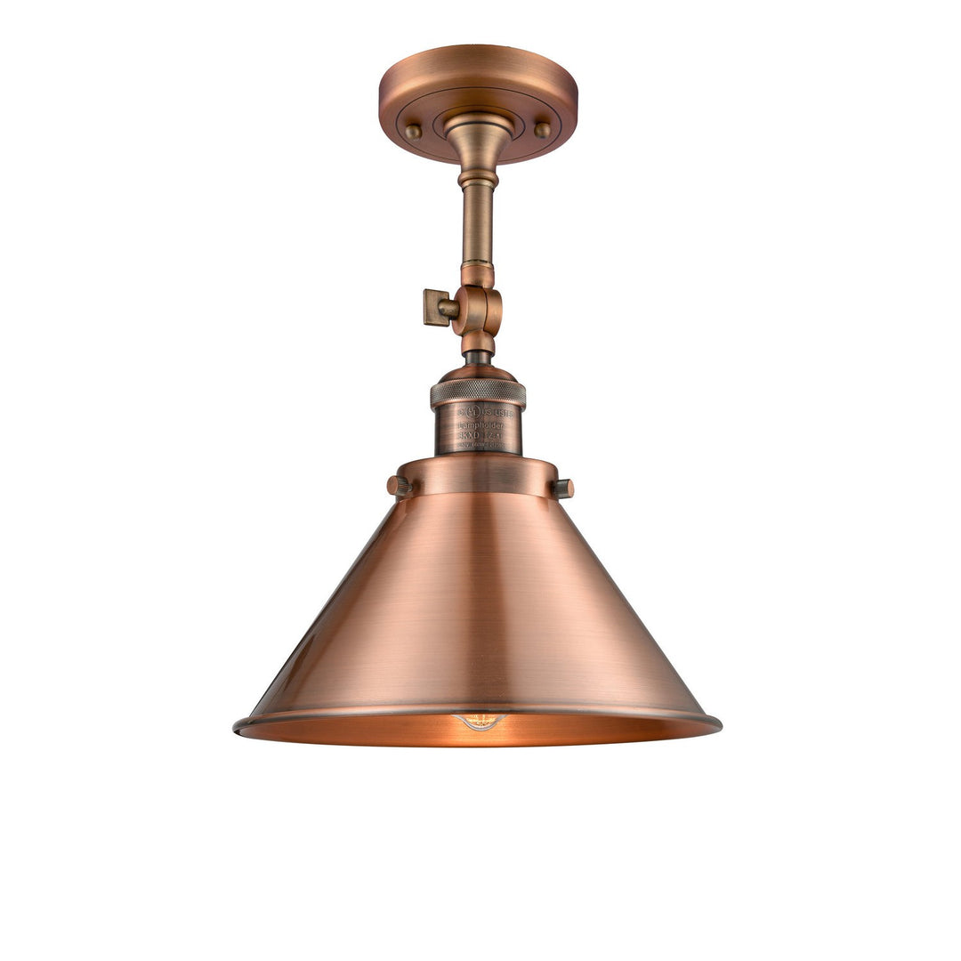 Innovations Franklin Restoration 201F-AC-M10-AC-LED Ceiling Light - Antique Copper