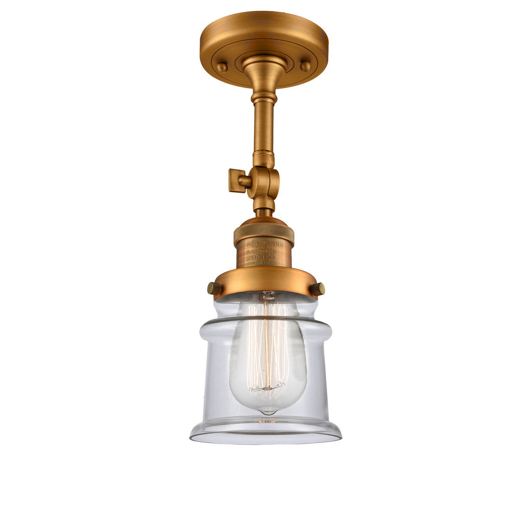 Innovations Franklin Restoration 201F-BB-G182S Ceiling Light - Brushed Brass