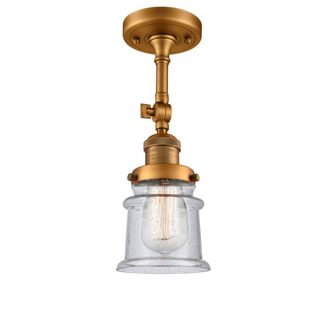 Innovations Franklin Restoration 201F-BB-G184S Ceiling Light - Brushed Brass