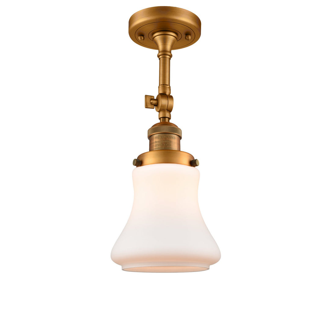 Innovations Franklin Restoration 201F-BB-G191-LED Ceiling Light - Brushed Brass