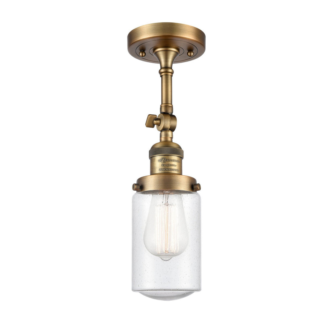 Innovations Franklin Restoration 201F-BB-G314 Ceiling Light - Brushed Brass