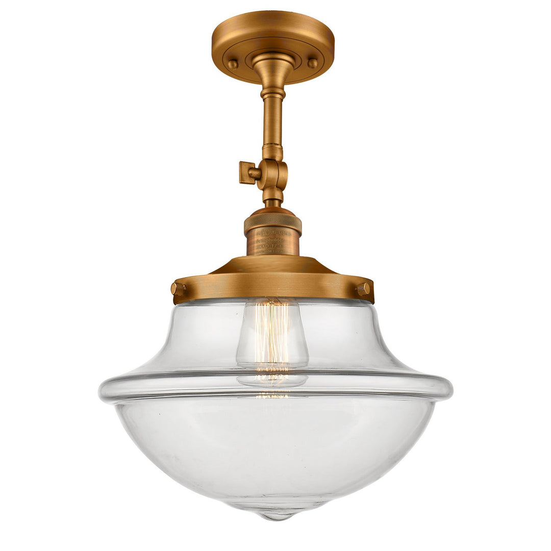 Innovations Franklin Restoration 201F-BB-G542-LED Ceiling Light - Brushed Brass