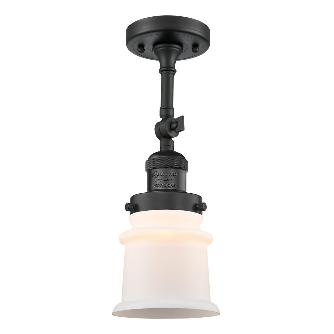 Innovations Franklin Restoration 201F-BK-G181S Ceiling Light - Matte Black