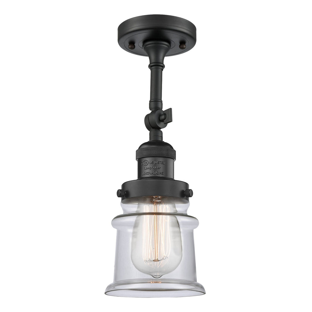 Innovations Franklin Restoration 201F-BK-G182S-LED Ceiling Light - Matte Black