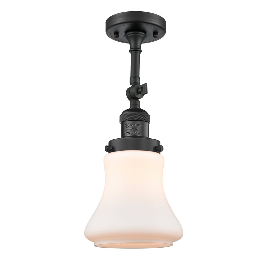 Innovations Franklin Restoration 201F-BK-G191-LED Ceiling Light - Matte Black