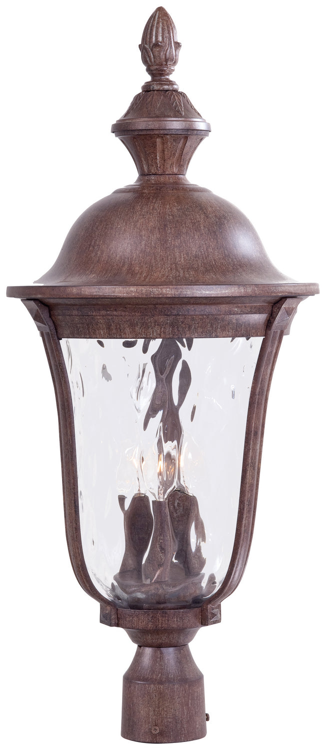 Minka-Lavery Lighting 8996-61 Ardmore Three Light Post Mount Outdoor Bronze / Dark