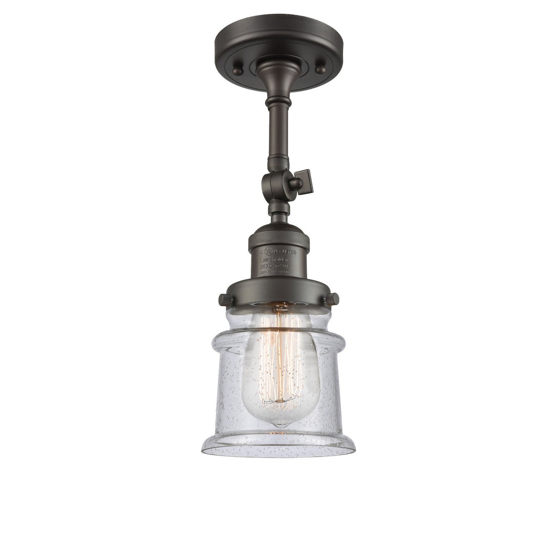 Innovations Franklin Restoration 201F-OB-G184S-LED Ceiling Light - Oil Rubbed Bronze