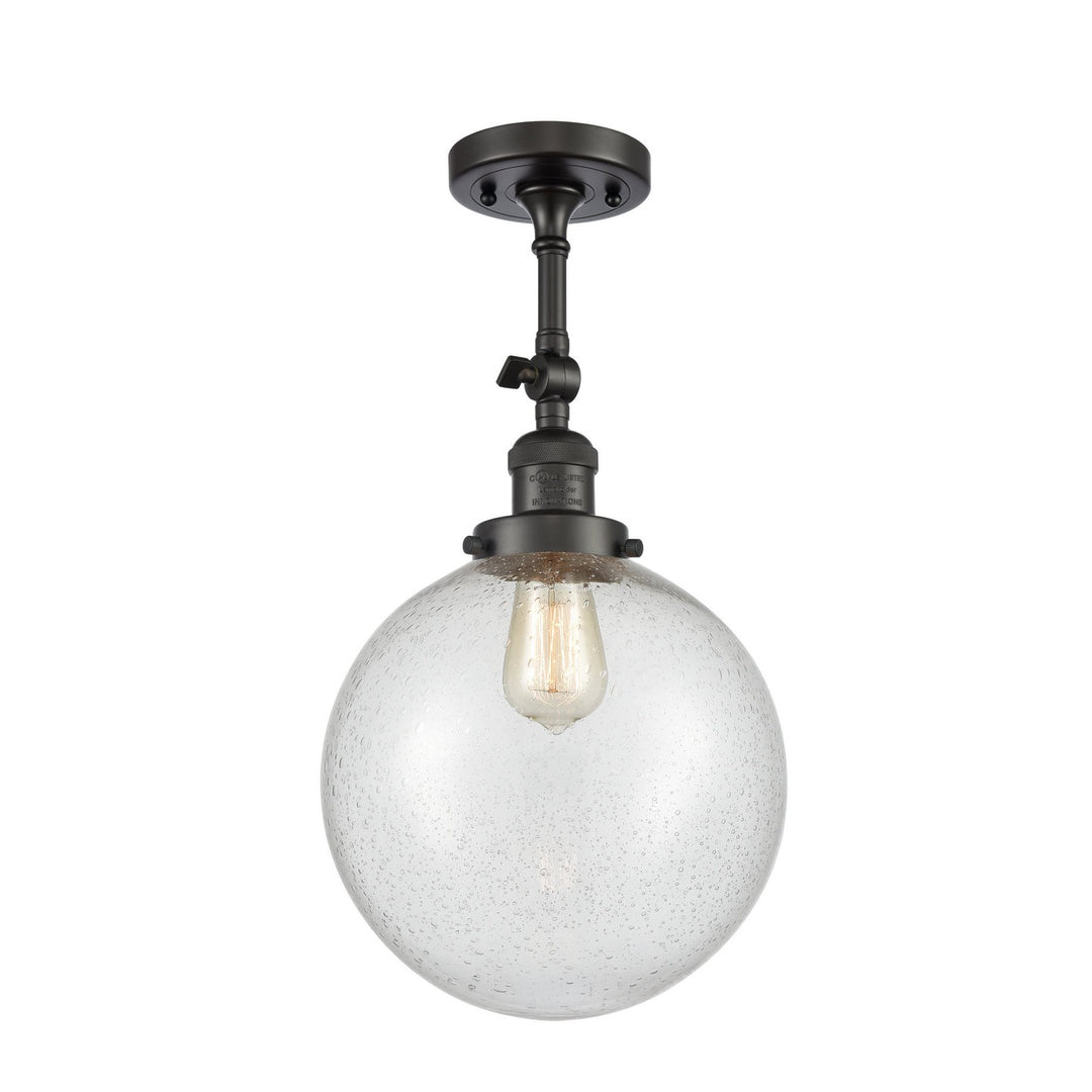 Innovations Franklin Restoration 201F-OB-G204-8 Ceiling Light - Oil Rubbed Bronze