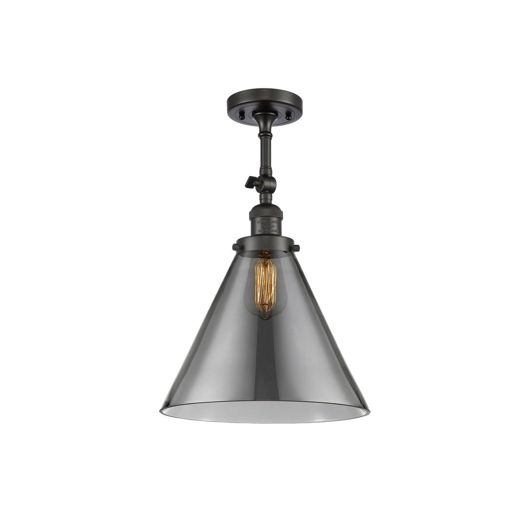 Innovations Franklin Restoration 201F-OB-G43-L Ceiling Light - Oil Rubbed Bronze