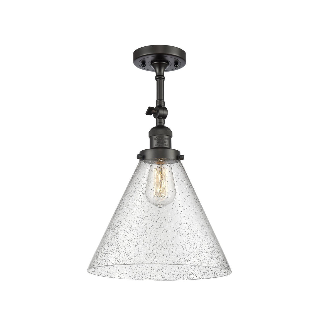 Innovations Franklin Restoration 201F-OB-G44-L Ceiling Light - Oil Rubbed Bronze