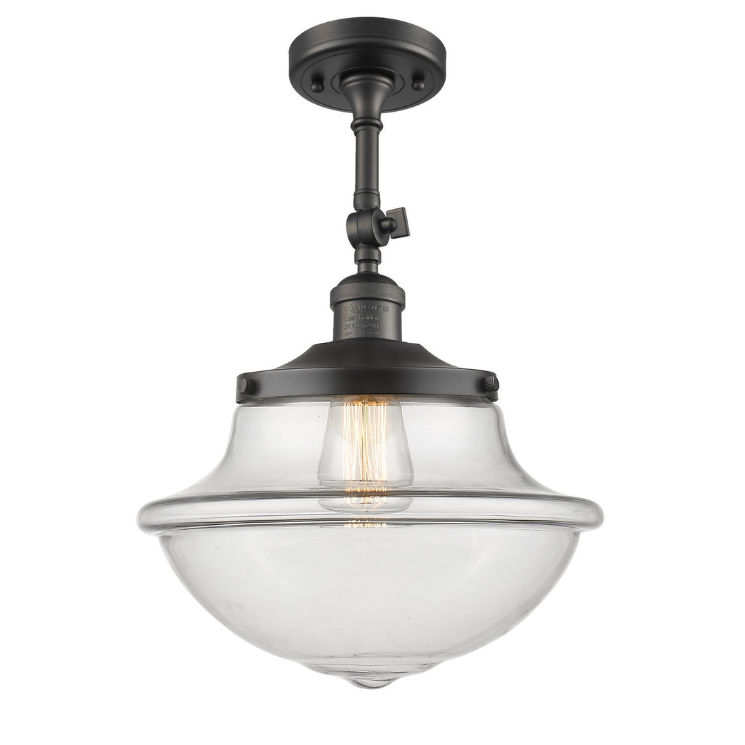 Innovations Franklin Restoration 201F-OB-G542-LED Ceiling Light - Oil Rubbed Bronze