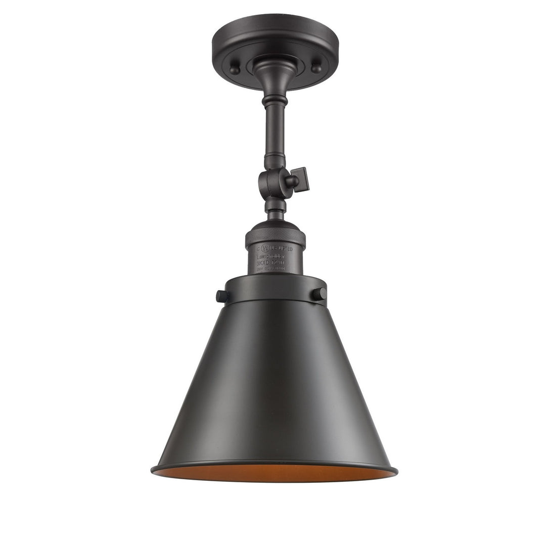 Innovations Franklin Restoration 201F-OB-M13-OB Ceiling Light - Oil Rubbed Bronze