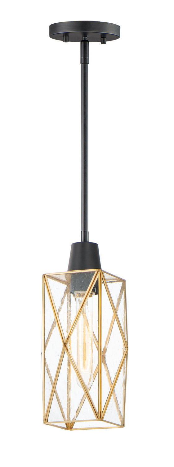 Maxim Norfolk 11561CDBKBUB Pendant Light - Black / Burnished Brass