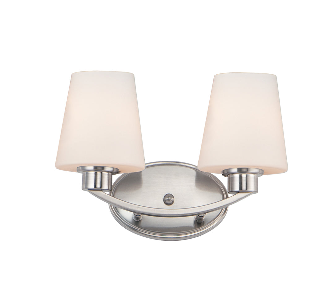 Maxim Shelter 11832SWSN Bath Vanity Light 13 in. wide - Satin Nickel