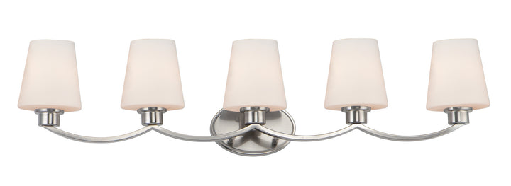 Maxim Shelter 11835SWSN Bath Vanity Light 38 in. wide - Satin Nickel