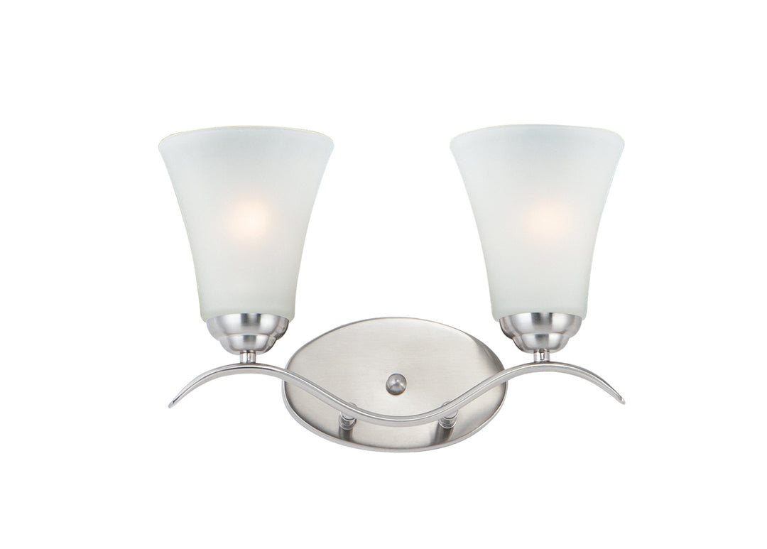 Maxim Vital 12082FTSN Bath Vanity Light 15 in. wide - Satin Nickel