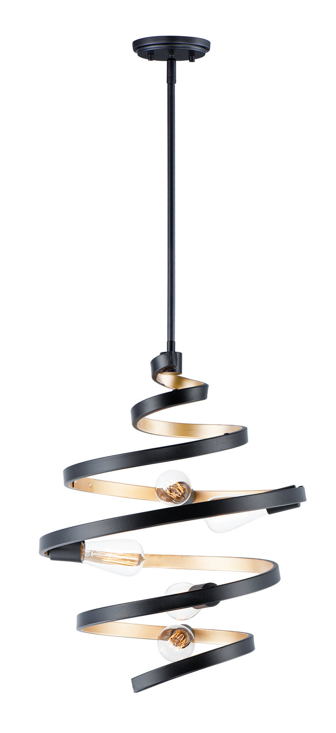 Maxim Twister 12236BKGLD Pendant Light - Black / Gold