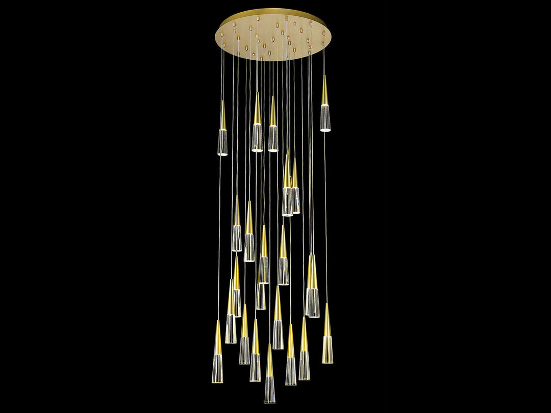 Avenue Encino HF7725-BB Chandelier Light - Brushed Brass