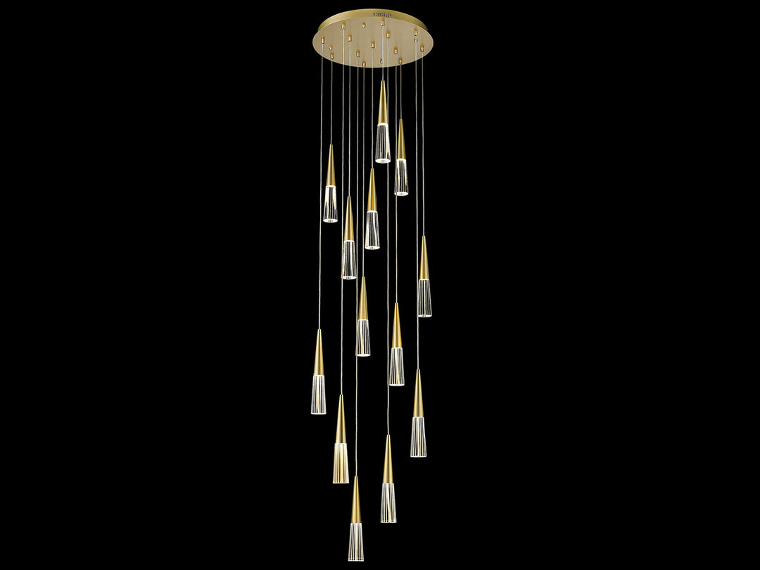 Avenue Encino HF7713-BB Chandelier Light - Brushed Brass