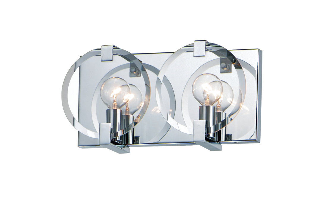 Maxim Looking Glass 21292CLPC Bath Vanity Light 13 in. wide - Polished Chrome