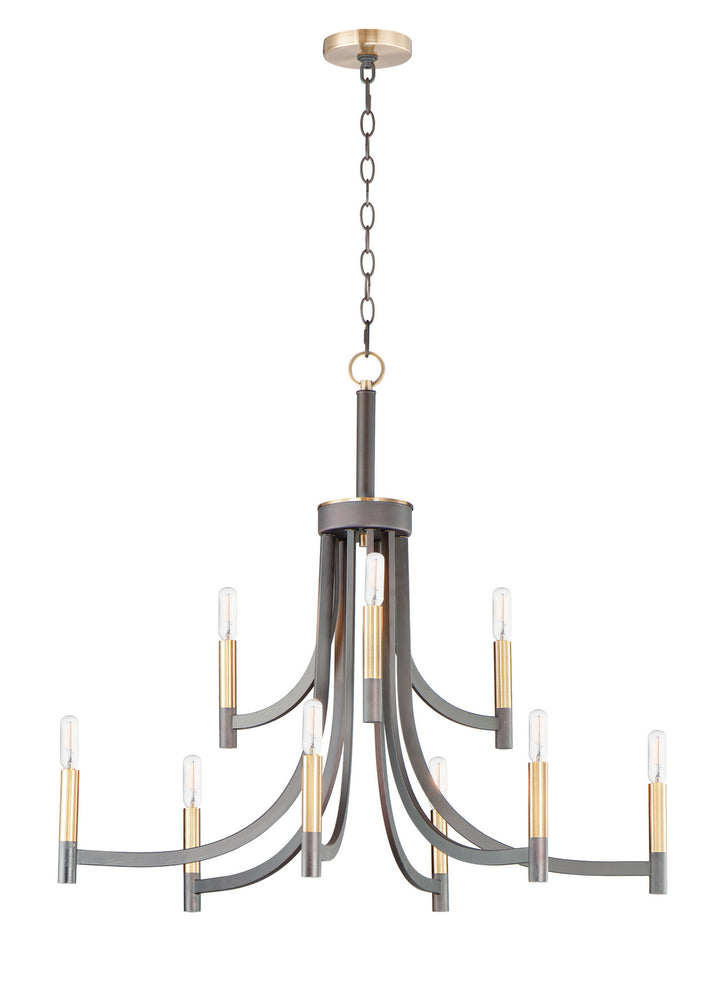 Maxim Lyndon 21529BZAB Chandelier Light - Bronze / Antique Brass