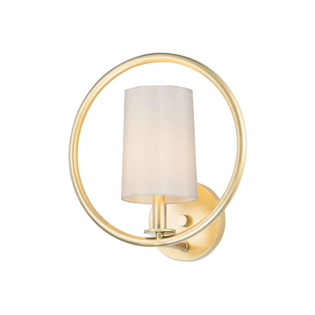 Maxim Meridian 25291OFNAB Wall Sconce Light - Natural Aged Brass