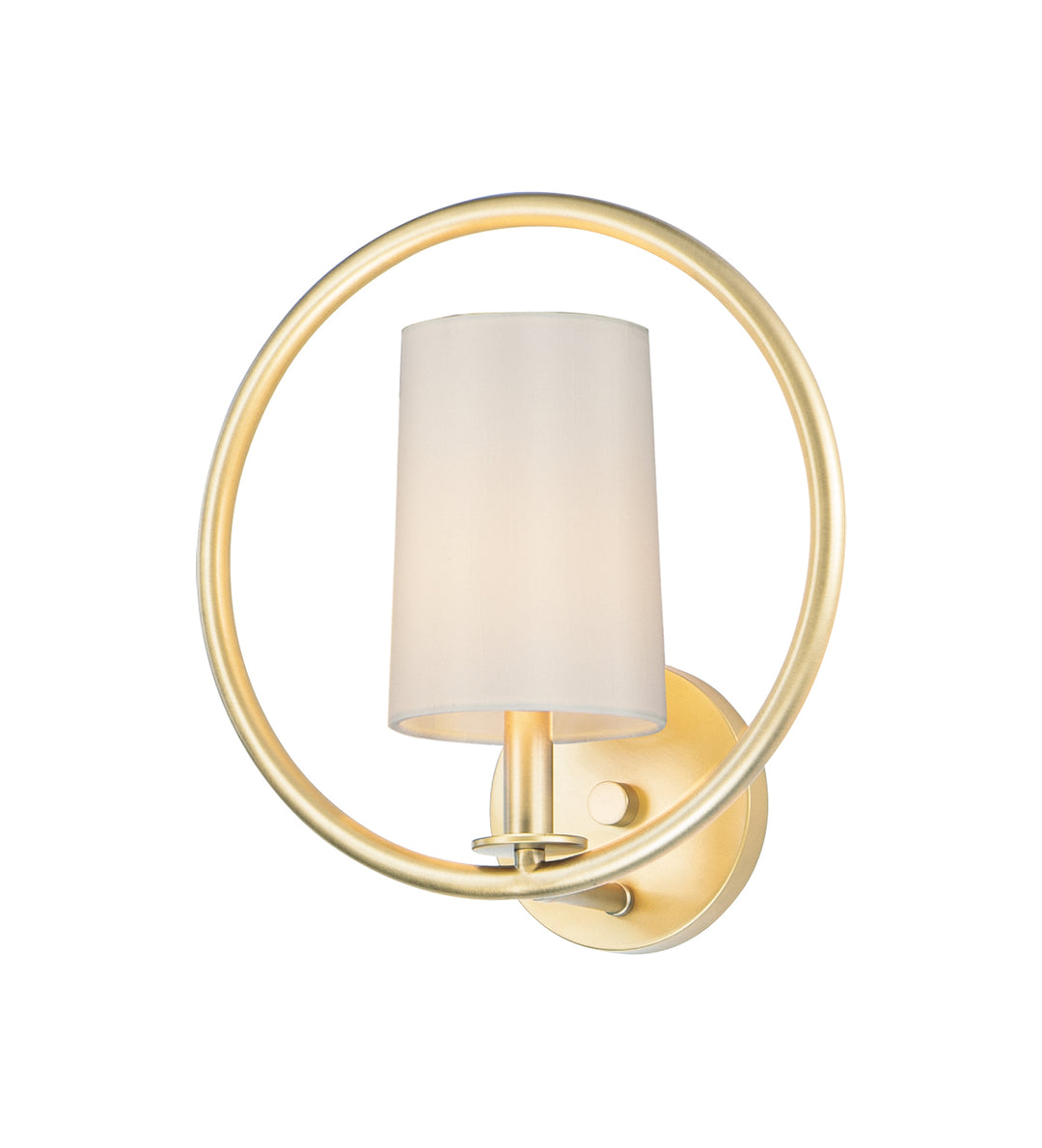 Maxim Meridian 25291OFNAB Wall Sconce Light - Natural Aged Brass