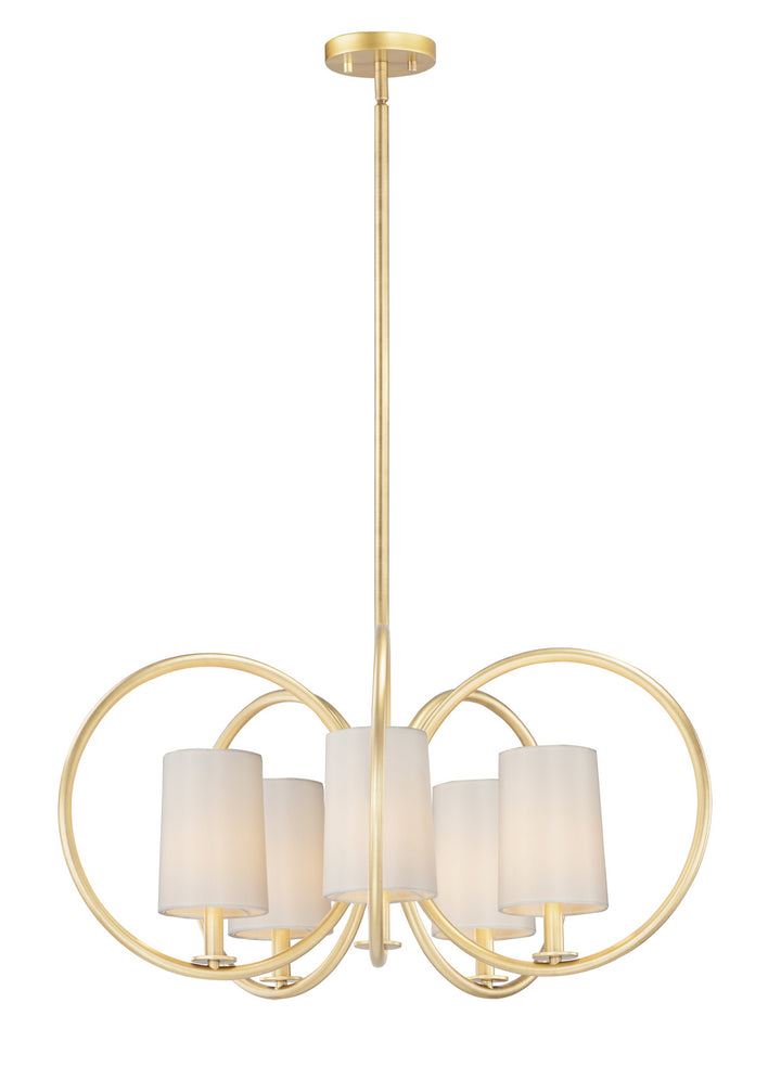 Maxim Meridian 25295OFNAB Chandelier Light - Natural Aged Brass