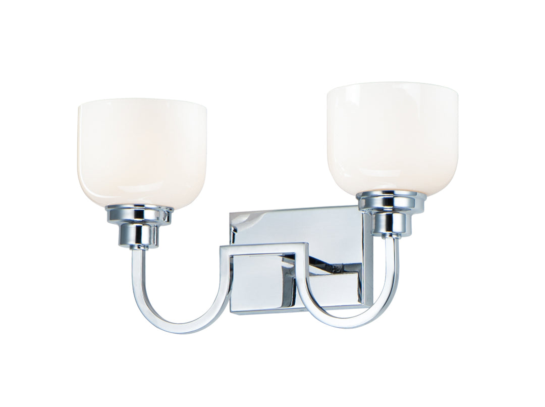 Maxim Swale 26062WTPC Bath Vanity Light 17 in. wide - Polished Chrome