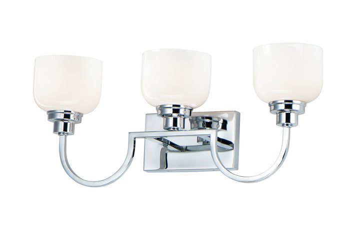 Maxim Swale 26063WTPC Bath Vanity Light 25 in. wide - Polished Chrome