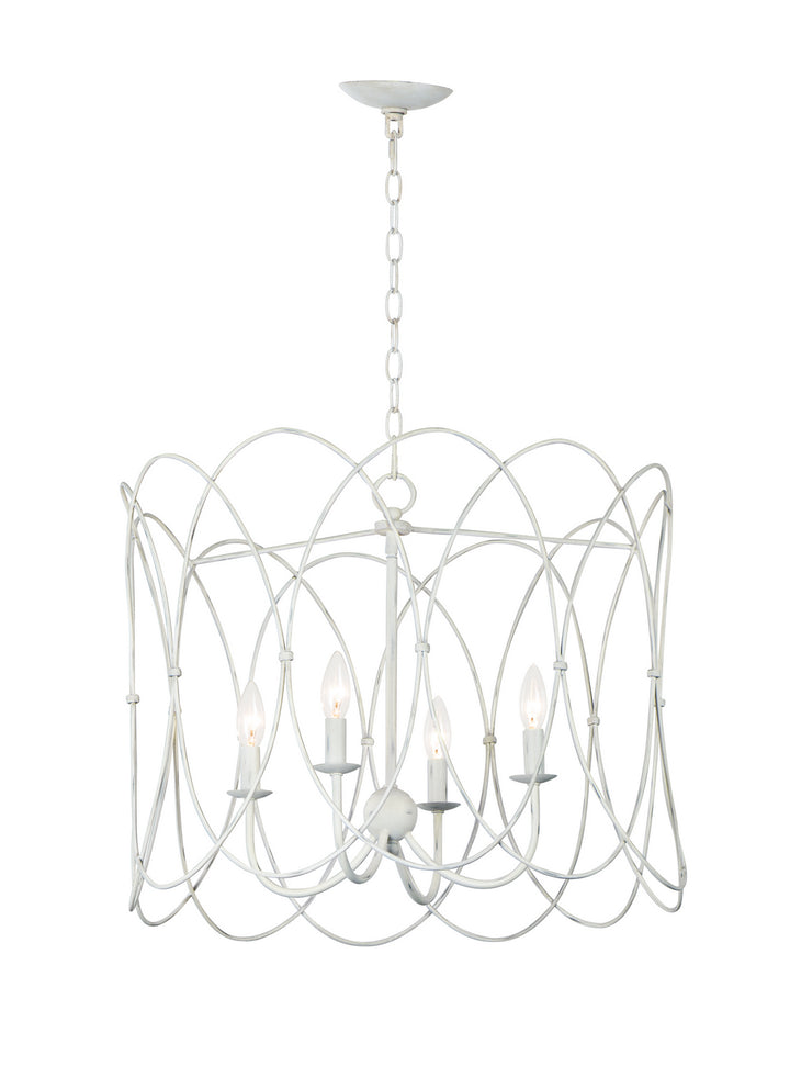 Maxim Trellis 27594WWT Chandelier Light - Weathered White