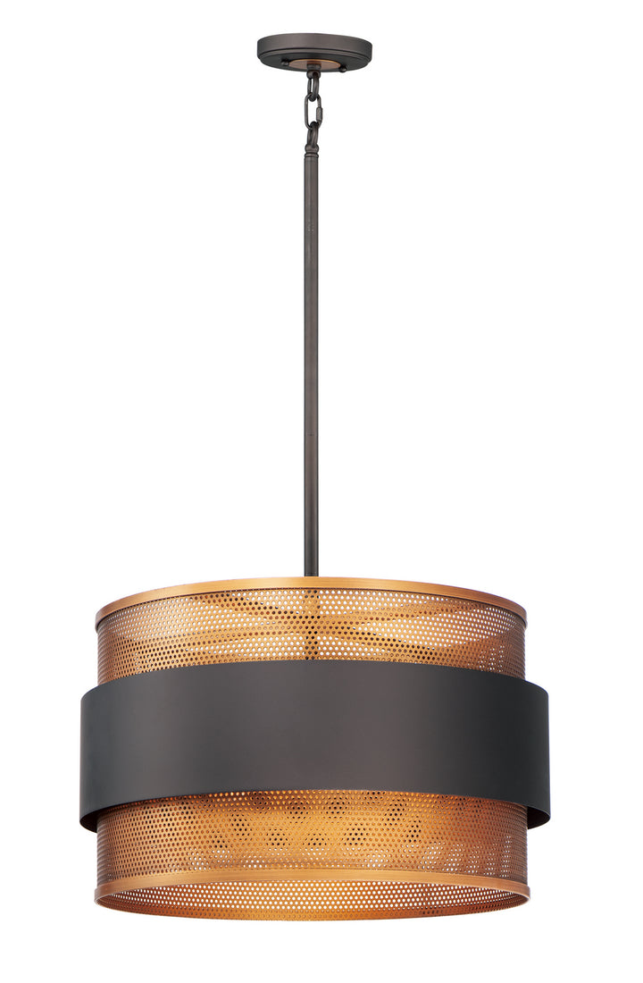 Maxim Caspian 31204OIAB Pendant Light - Oil Rubbed Bronze / Antique Brass