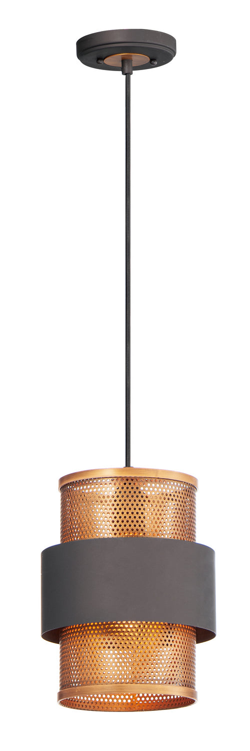 Maxim Caspian 31208OIAB Pendant Light - Oil Rubbed Bronze / Antique Brass