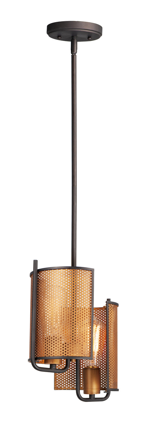 Maxim Caspian 31219OIAB Pendant Light - Oil Rubbed Bronze / Antique Brass