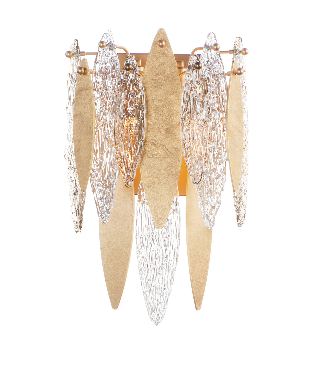 Maxim Majestic 32322CLCMPGL Wall Sconce Light - Gold Leaf